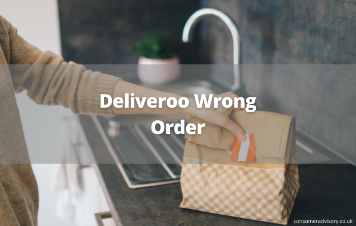 Deliveroo Wrong Order