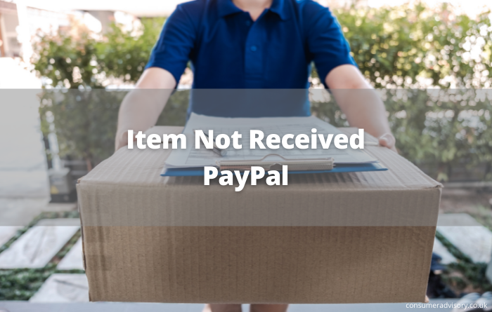 Item not received PayPal