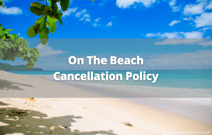 On The Beach Cancellation Policy