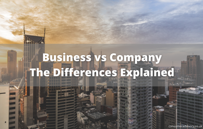 business vs company