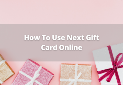 How To Use Next Gift Card Online