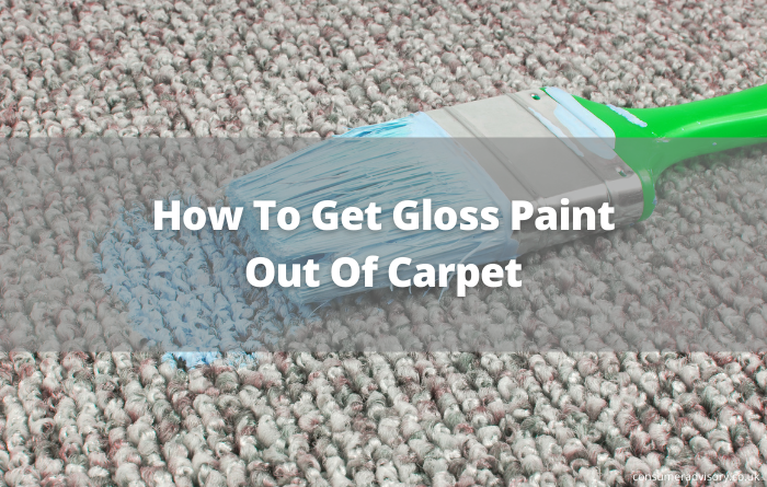How To Get Gloss Paint Out Of Carpet