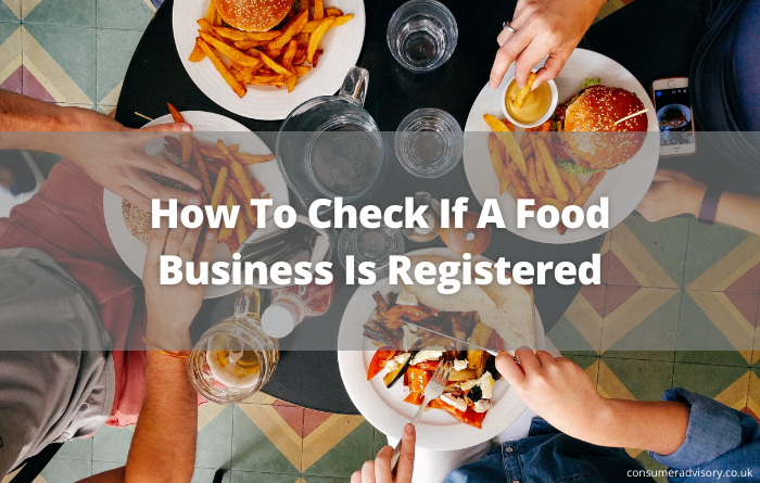 How To Check If A Food Business Is Registered