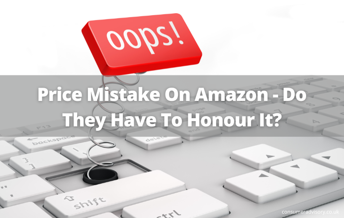 Price Mistake On Amazon