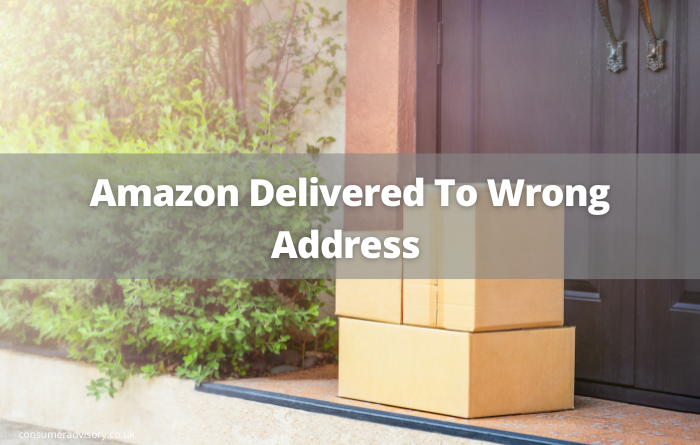 Amazon Delivered To Wrong Address