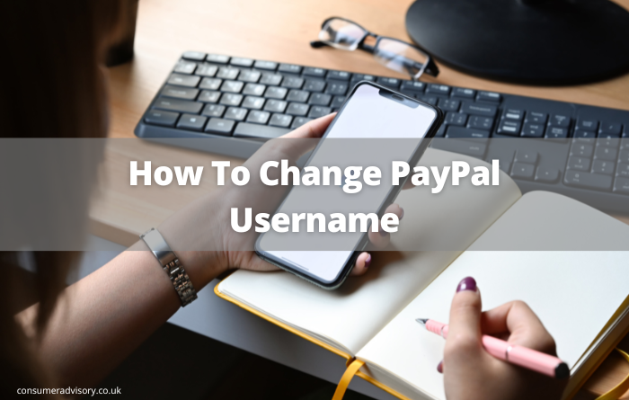 how to change paypal username